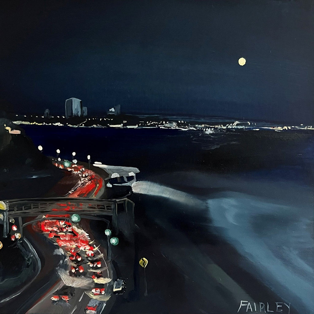 PCH at Porto Marina; original oil painting by Jessica Fairley