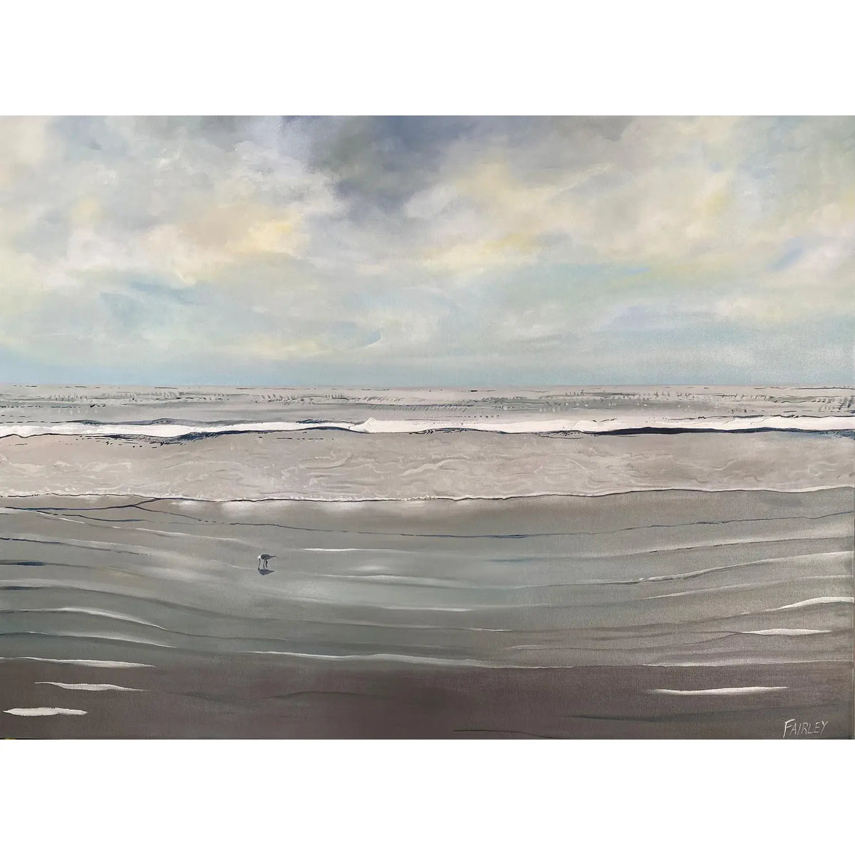 Reflecting; original oil painting by Jessica Fairley