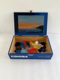 Sunset in Malibu Box; Original mixed media cigar box painting