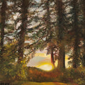 Vancouver Sunset; Original oil painting by Jessica Fairley