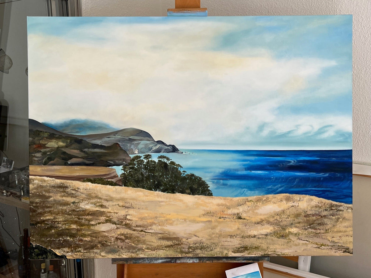 Big Sur; original oil painting by Jessica Fairley