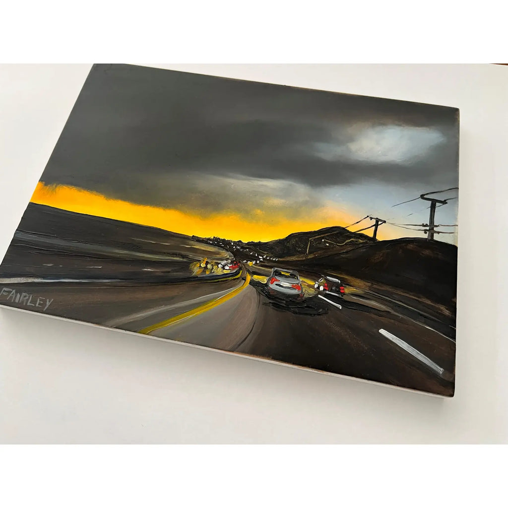 PCH Glow, original oil painting by Jessica Fairley