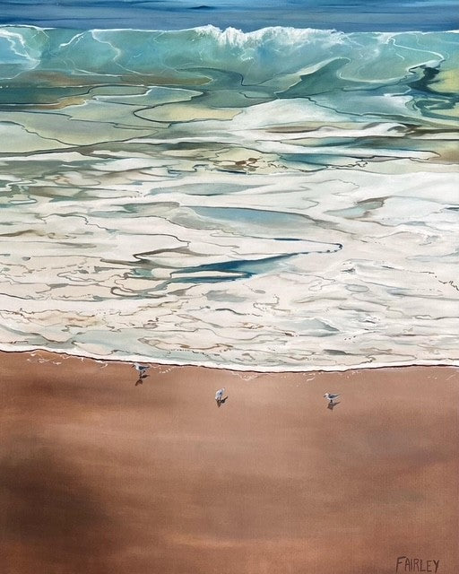 Flow; original oil painting by Jessica Fairley