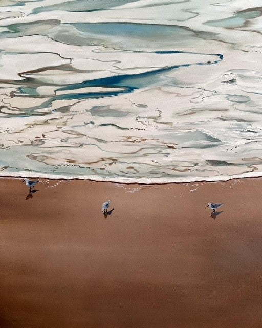 Flow; original oil painting by Jessica Fairley
