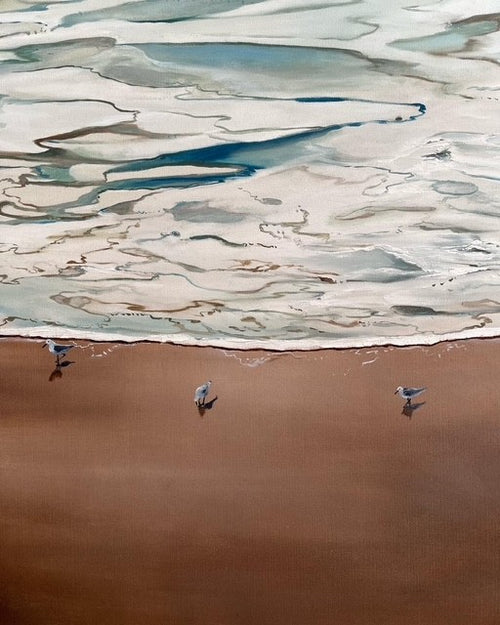 Flow; original oil painting by Jessica Fairley