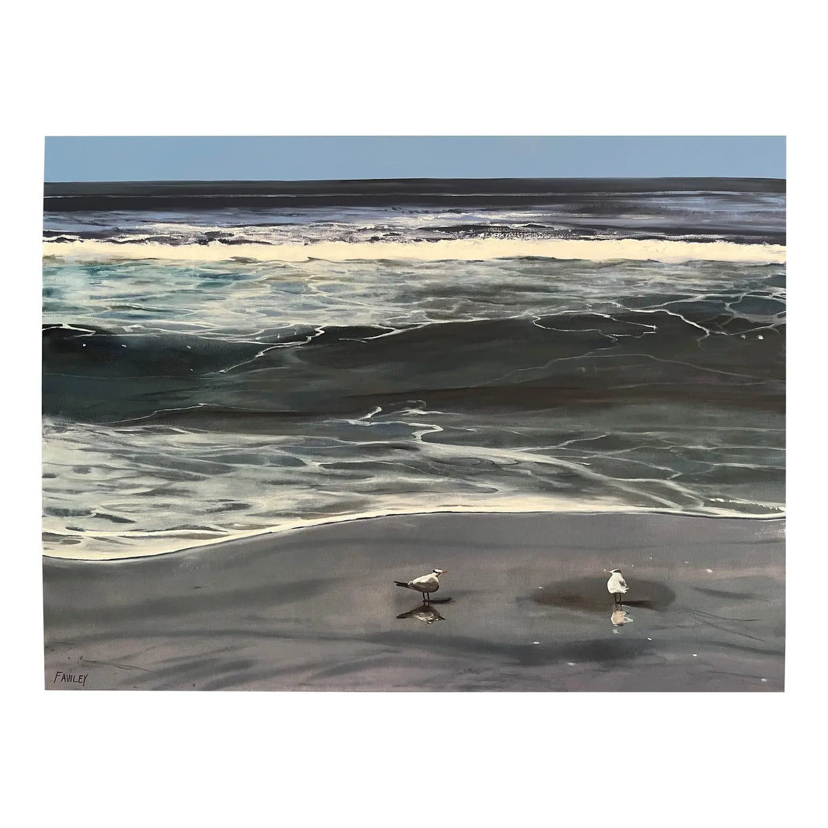 Winters Gaze, original oil painting by Jessica Fairley