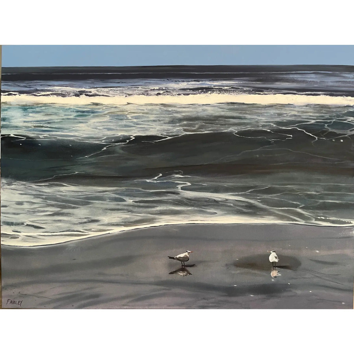 Winters Gaze, original oil painting by Jessica Fairley