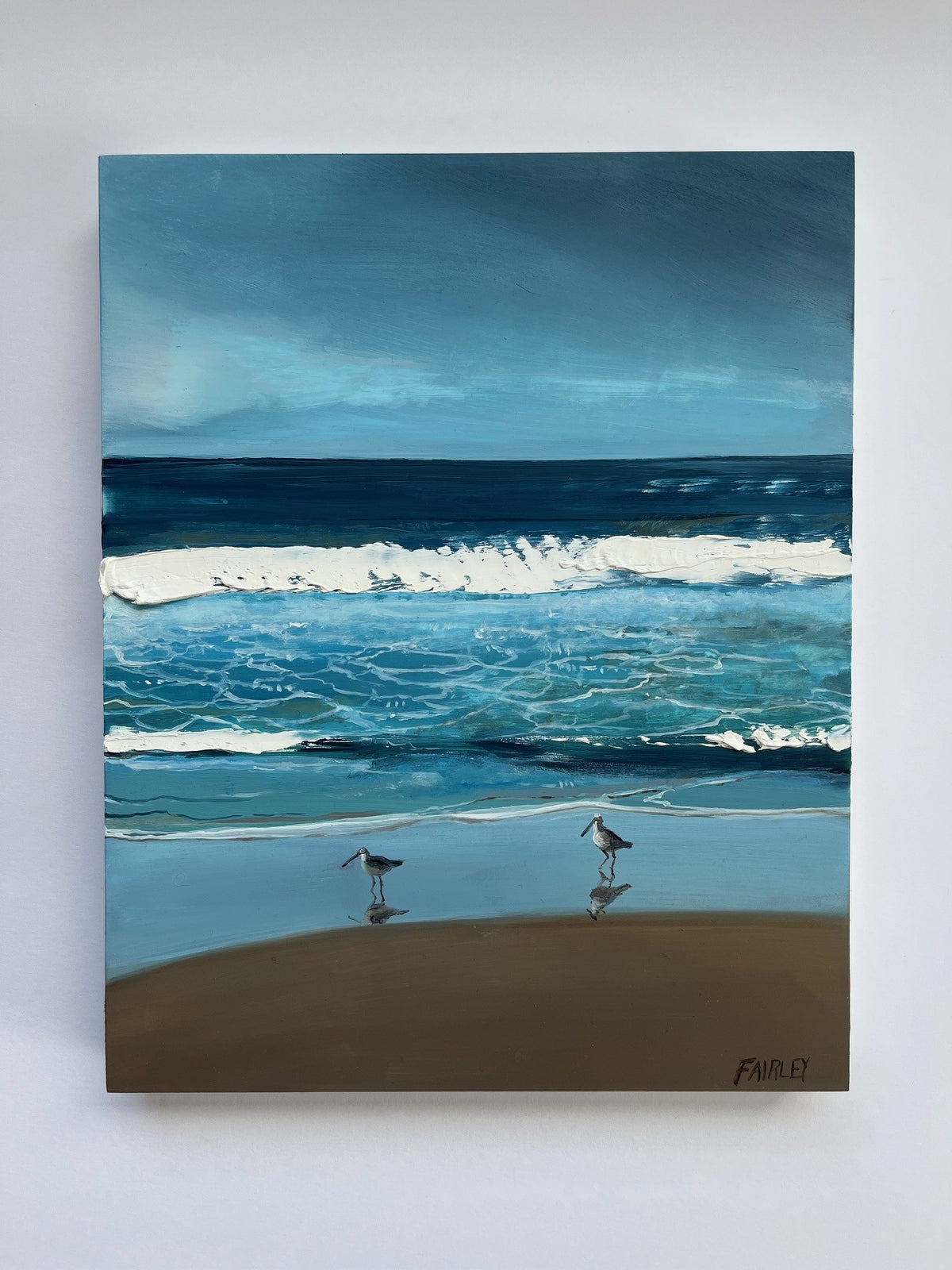 Sunset Surf — Original Oil Painting by Jessica Fairley