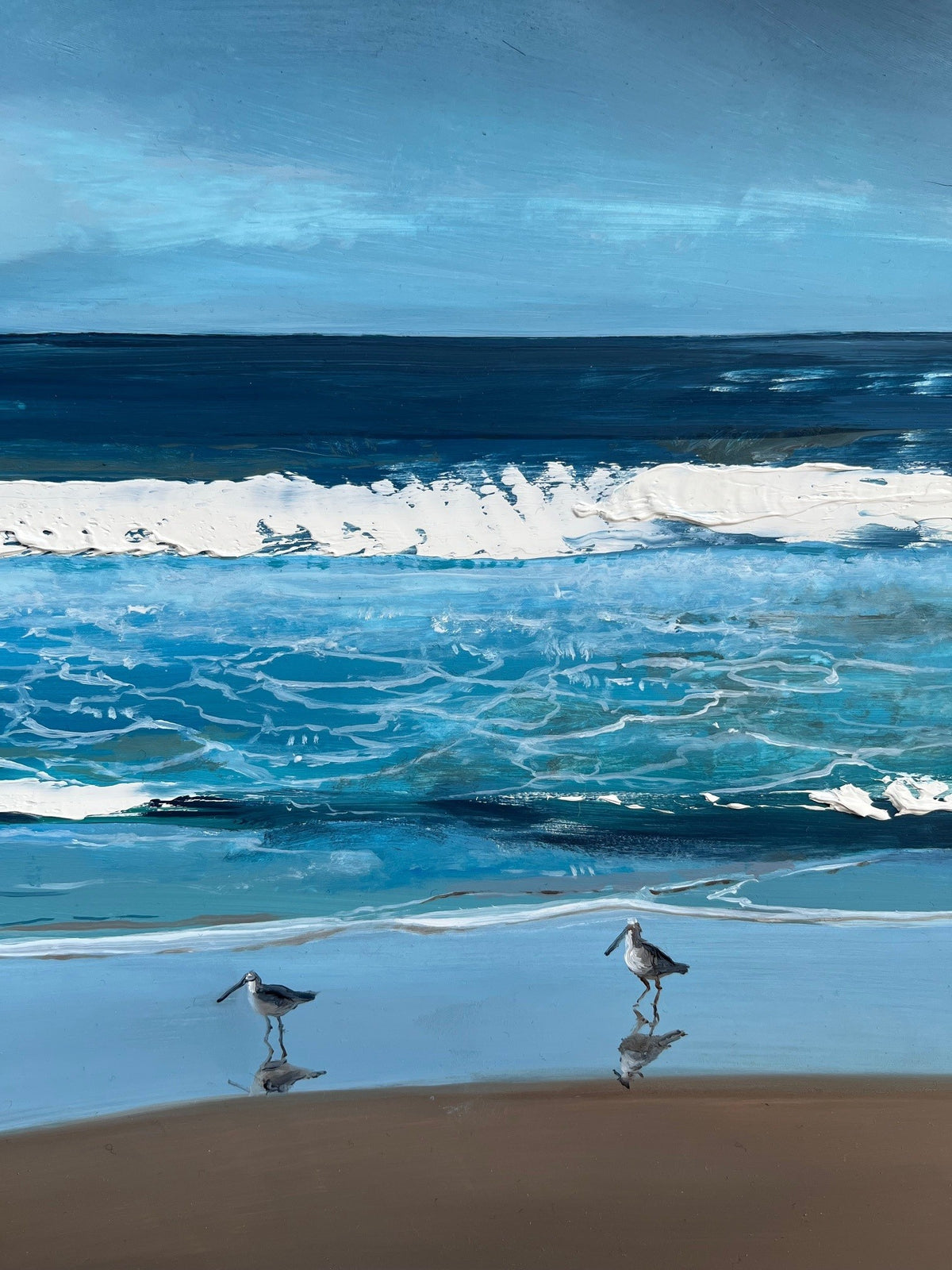 Sunset Surf — Original Oil Painting by Jessica Fairley